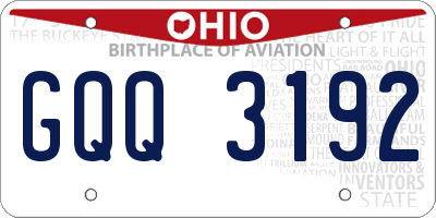 OH license plate GQQ3192