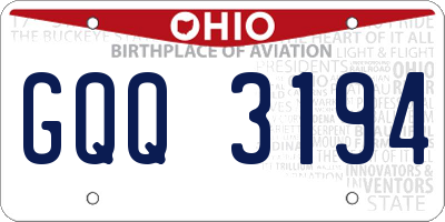 OH license plate GQQ3194