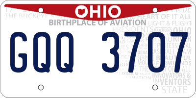 OH license plate GQQ3707