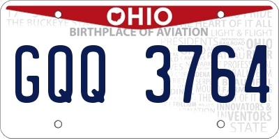OH license plate GQQ3764