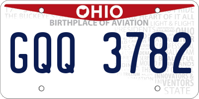 OH license plate GQQ3782