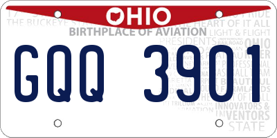 OH license plate GQQ3901
