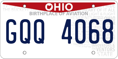 OH license plate GQQ4068