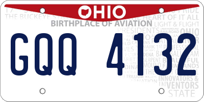 OH license plate GQQ4132
