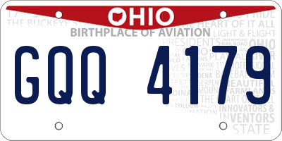 OH license plate GQQ4179
