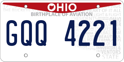 OH license plate GQQ4221