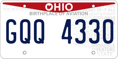 OH license plate GQQ4330