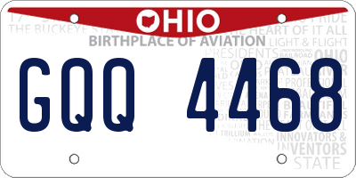 OH license plate GQQ4468