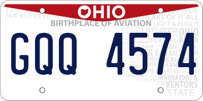 OH license plate GQQ4574