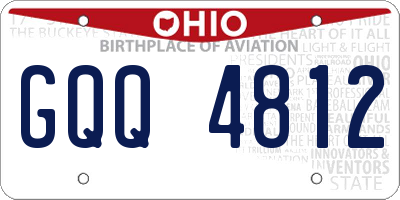 OH license plate GQQ4812