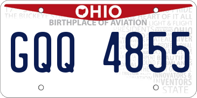 OH license plate GQQ4855