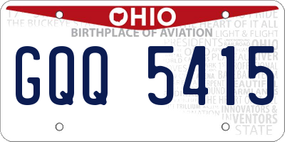 OH license plate GQQ5415