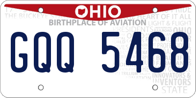 OH license plate GQQ5468