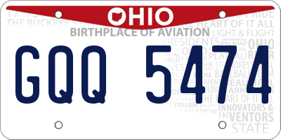 OH license plate GQQ5474