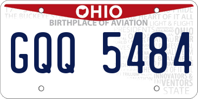 OH license plate GQQ5484