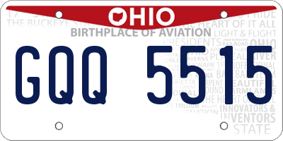 OH license plate GQQ5515