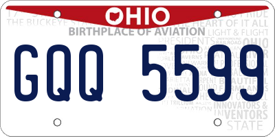 OH license plate GQQ5599
