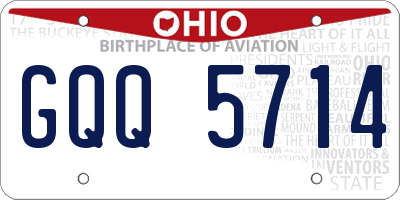 OH license plate GQQ5714