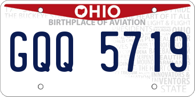 OH license plate GQQ5719