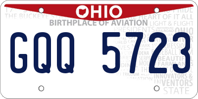 OH license plate GQQ5723