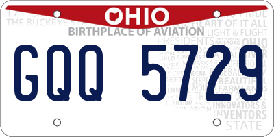 OH license plate GQQ5729