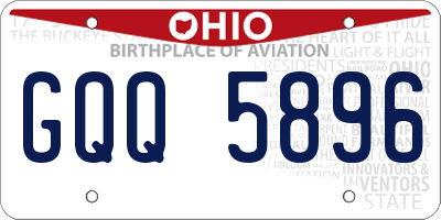 OH license plate GQQ5896