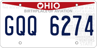 OH license plate GQQ6274