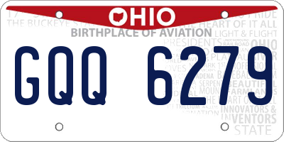 OH license plate GQQ6279