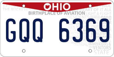 OH license plate GQQ6369