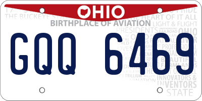 OH license plate GQQ6469
