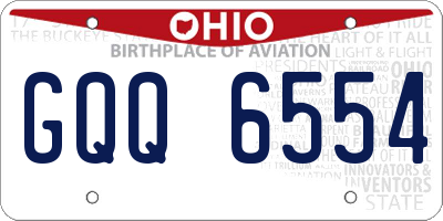 OH license plate GQQ6554