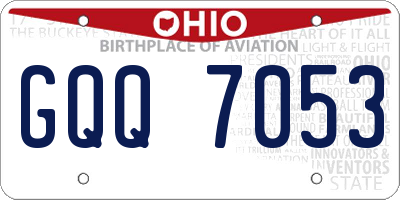 OH license plate GQQ7053