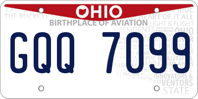 OH license plate GQQ7099