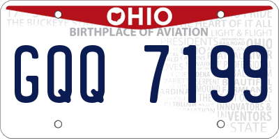 OH license plate GQQ7199