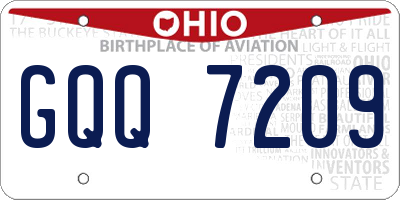 OH license plate GQQ7209