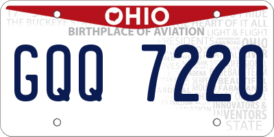OH license plate GQQ7220