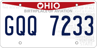 OH license plate GQQ7233