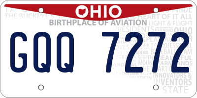 OH license plate GQQ7272