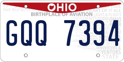 OH license plate GQQ7394