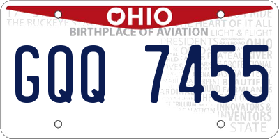 OH license plate GQQ7455