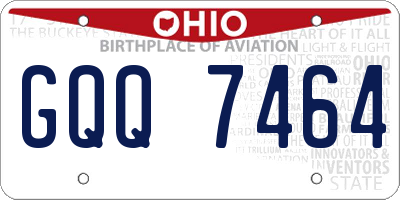 OH license plate GQQ7464