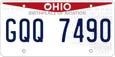 OH license plate GQQ7490