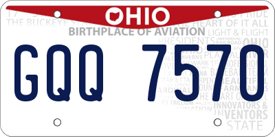 OH license plate GQQ7570