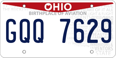 OH license plate GQQ7629