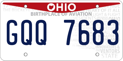 OH license plate GQQ7683