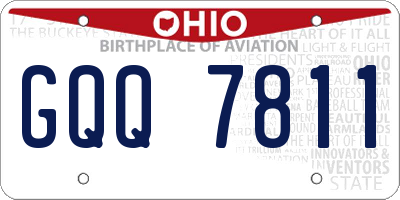 OH license plate GQQ7811