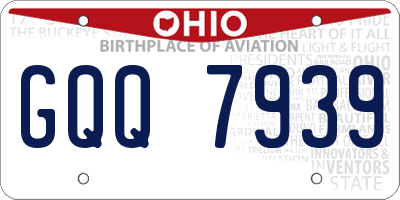 OH license plate GQQ7939