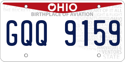 OH license plate GQQ9159