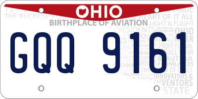 OH license plate GQQ9161