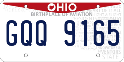 OH license plate GQQ9165